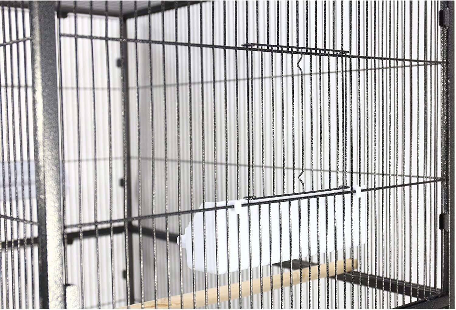 A&E Cage Company Flight Bird Cage with Stand - Black - 31 X 20 In  