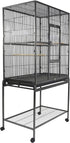 A&E Cage Company Flight Bird Cage with Stand - Black - 31 X 20 In  