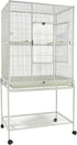 A&E Cage Company Flight Bird Cage with Stand - White - 31 X 20 In  