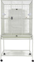 A&E Cage Company Flight Bird Cage with Stand - White - 31 X 20 In  