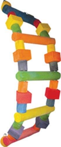 A&E Cage Company Happy Beaks Wooden Bird Ladder - 26 X 7 In