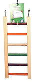 A&E Cage Company Happy Beaks Wooden Hanging Bird Ladder - 14 X 5.5 X .75 In  