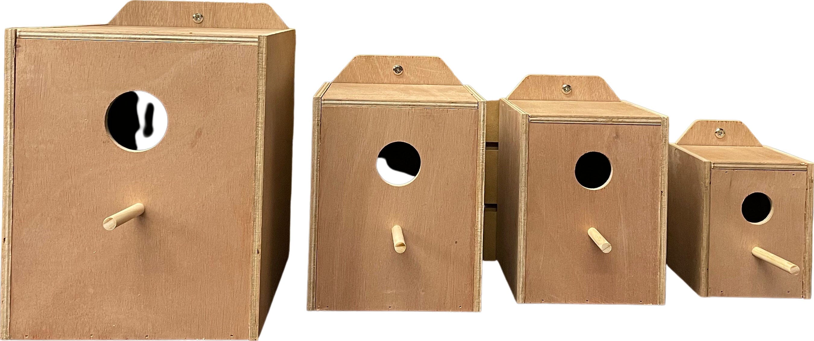 A&E Cage Company Nest Box Parakeet - 7 X 6.875 X 8.5 In  