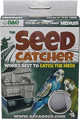 A&E Cage Company Seed Catcher Bird Cage Covers Guards - Medium  