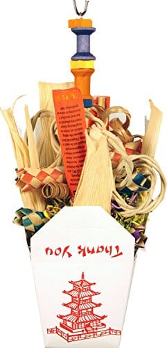 A&E Cage Happy Beaks Chinese Take Out Bird Toy - 13 X 4 X 4 In
