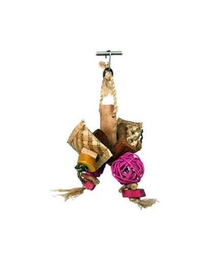 A&E Cage Happy Beaks Chunky Monster Bird Toy - 7 X 8 In