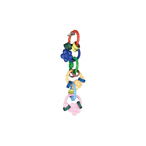 A&E Cage Happy Beaks Flowerrings Bird Toy - 10 X 3 X 3 In  