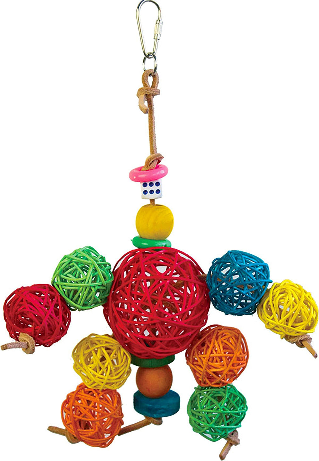 A&E Cage Happy Beaks Have A Ball Bird Toy - 11.81 X 9.5 X 9.5 I  