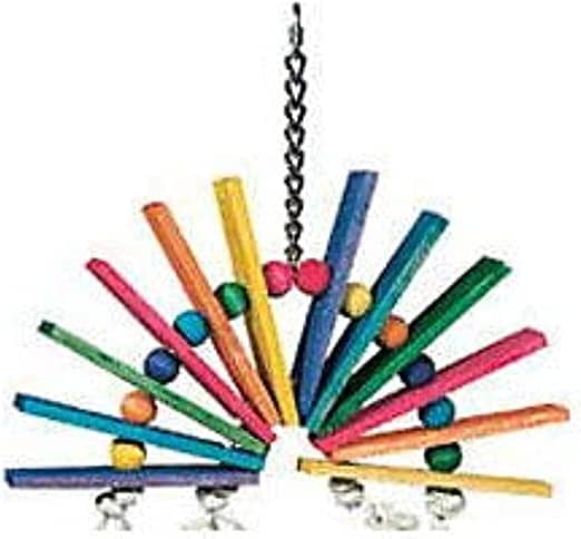 A&E Cage Happy Beaks Over The Rainbow Bird Toy - Large  