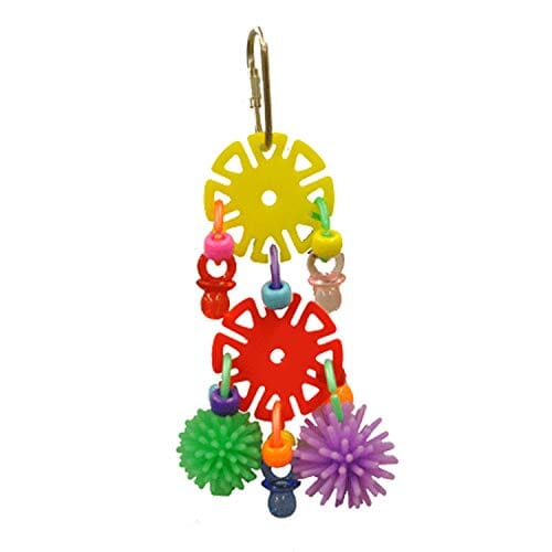 A&E Cage Happy Beaks Spikes & Sun Chips Bird Toy - 6 X 1 X 1 In  
