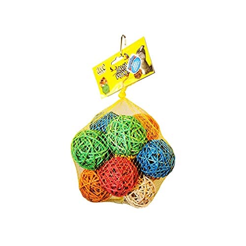 A&E Cage Happy Beaks Vine Munch Balls Bird Toy - 2 In - 25 Count  