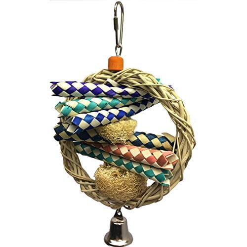 A&E Cage Happy Beaks Wicker Dream Bird Toy - 9 X 6.5 X 5.5 In