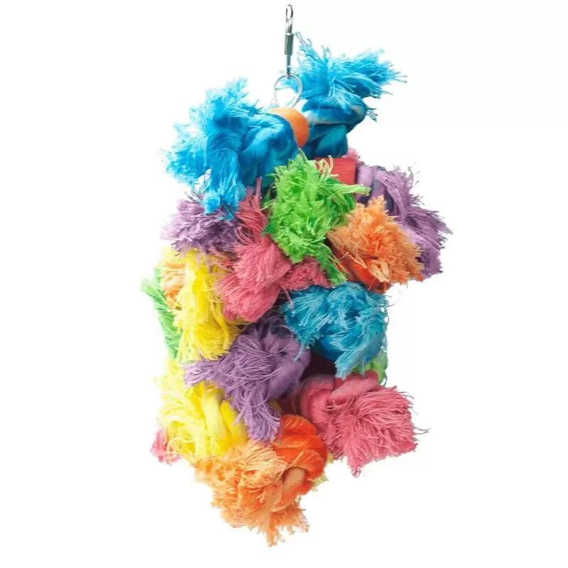 A&E Cage Happy Beaks Woolly Monster Bird Toy - Large  