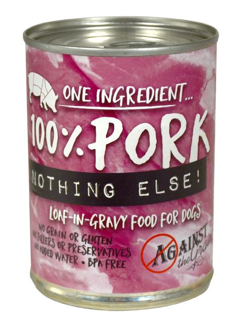 Against the Grain Nothing Else Grain Free One Ingredient 100% Pork Canned Dog Food