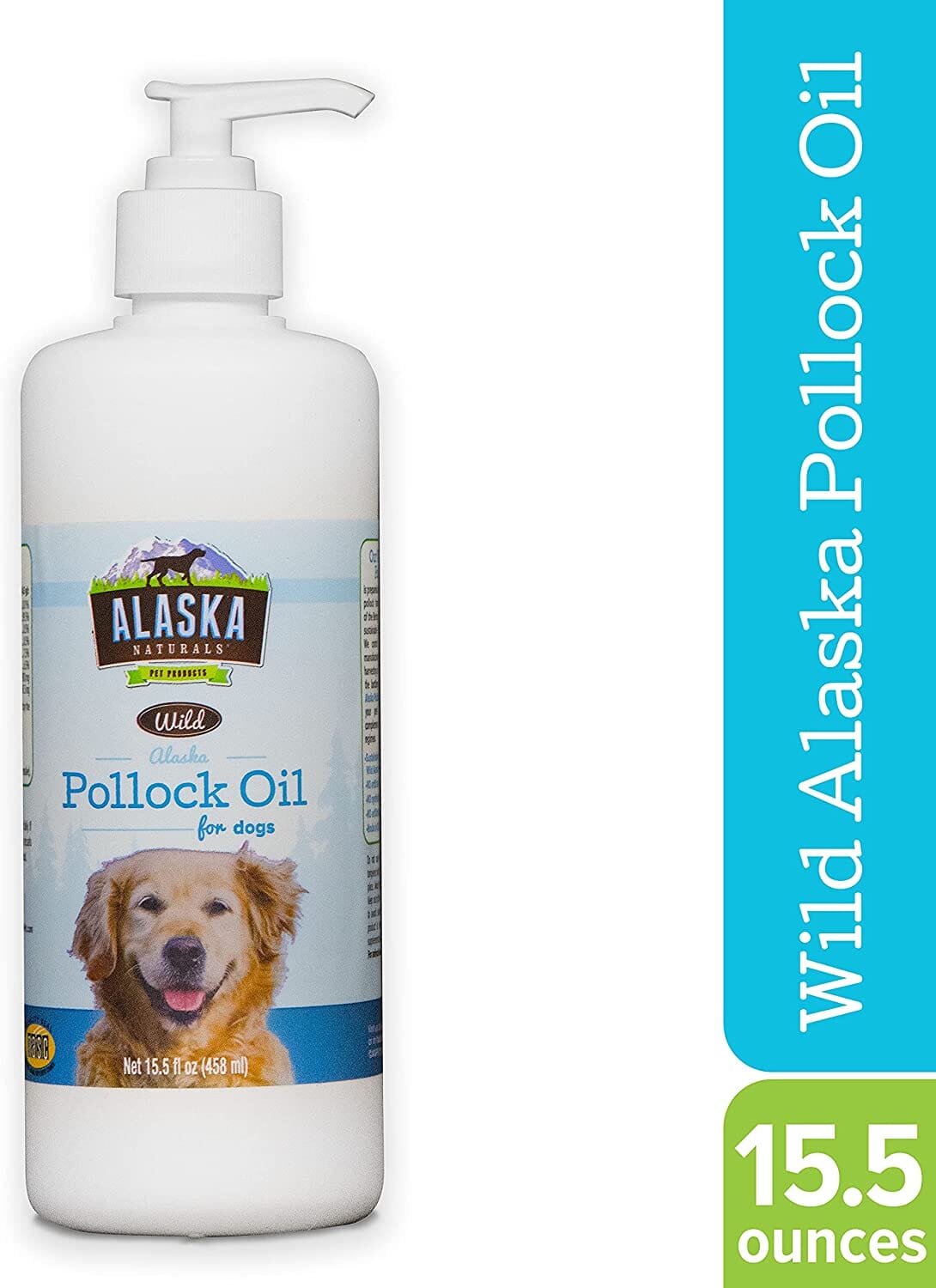 Alaska Naturals Pollock Oil for Dogs - Pollock - 15.5 Oz  