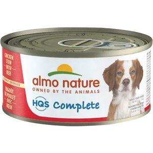 Almo Nature HQS Complete Chicken Stew with Beef & Carrot Canned Dog Food - 5.5 oz Cans ...