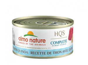Almo Nature HQS Complete Tuna Recipe with Quinoa in Gravy Canned Cat Food - 2.47 oz Can...