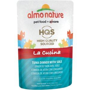 Almo Nature HQS La Cucina Tuna with Lobster in Jelly - 1.94 oz Pouches - Case of 24  