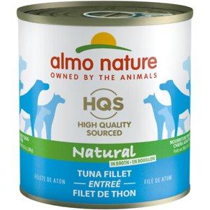 Almo Nature HQS Naturals Tuna Fillet Canned Dog Food - 9.87 oz Cans - Case of 12