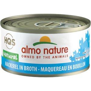 Almo Nature Mackerel Canned Cat Food - 2.47 oz Cans - Case of 24