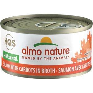 Almo Nature Salmon with Carrots Canned Cat Food - 2.47 oz Cans - Case of 24