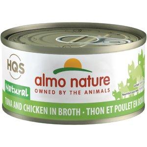 Almo Nature Tuna & Chicken Canned Cat Food - 2.47 oz Cans - Case of 24