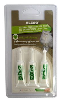 Alzoo Spot On Natural Flea and Tick Repellent for Cats  