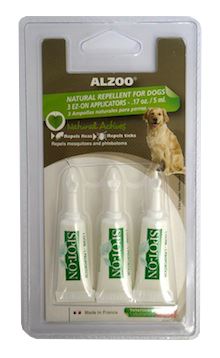 Alzoo Spot On Natural Flea and Tick Repellent for Dogs  