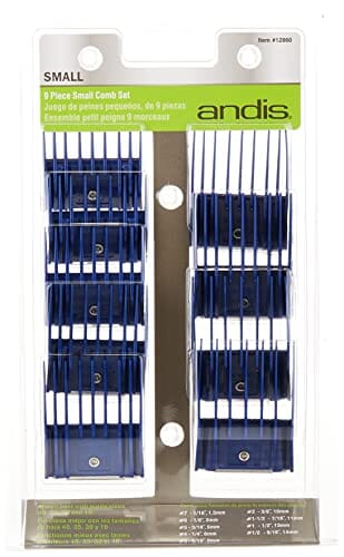 Andis Universal Pet Grooming Combs Set - Small - 9 Count  