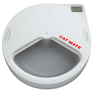 Ani Mate Automatic Digital Meal Feeder - White - 3 Meal Feeder
