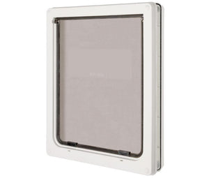 Ani Mate Dog Mate Dog Door - White and Clear - Large