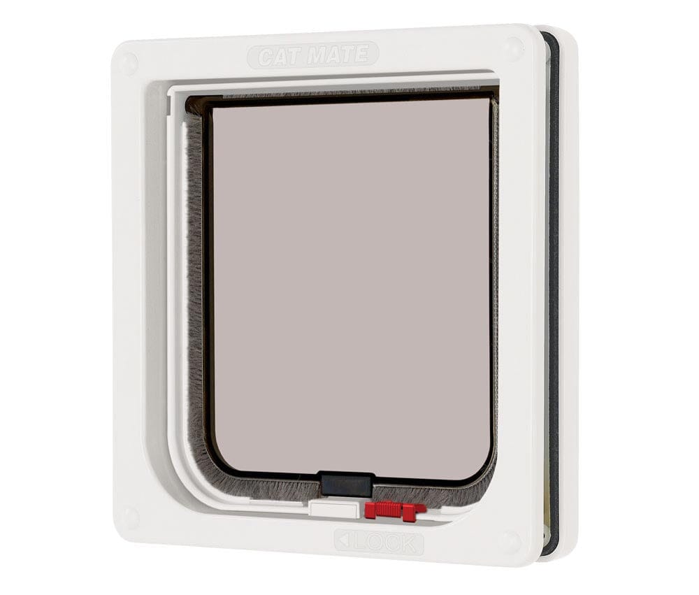 Ani Mate Lockable Cat Flap - White  