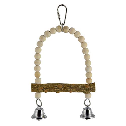 Animal Treasures Birdie Jingle Pepper Wood Swing  