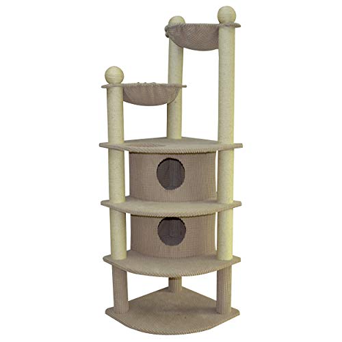 Animal Treasures Cat Tree Scratcher - Skyscraper - 66"  