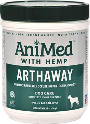 Animed Arthaway with Hemp Joint Support for Dogs - 16 Oz
