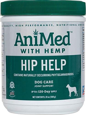 Animed Hip Help with Hemp Joint Support for Dogs - 20 Oz