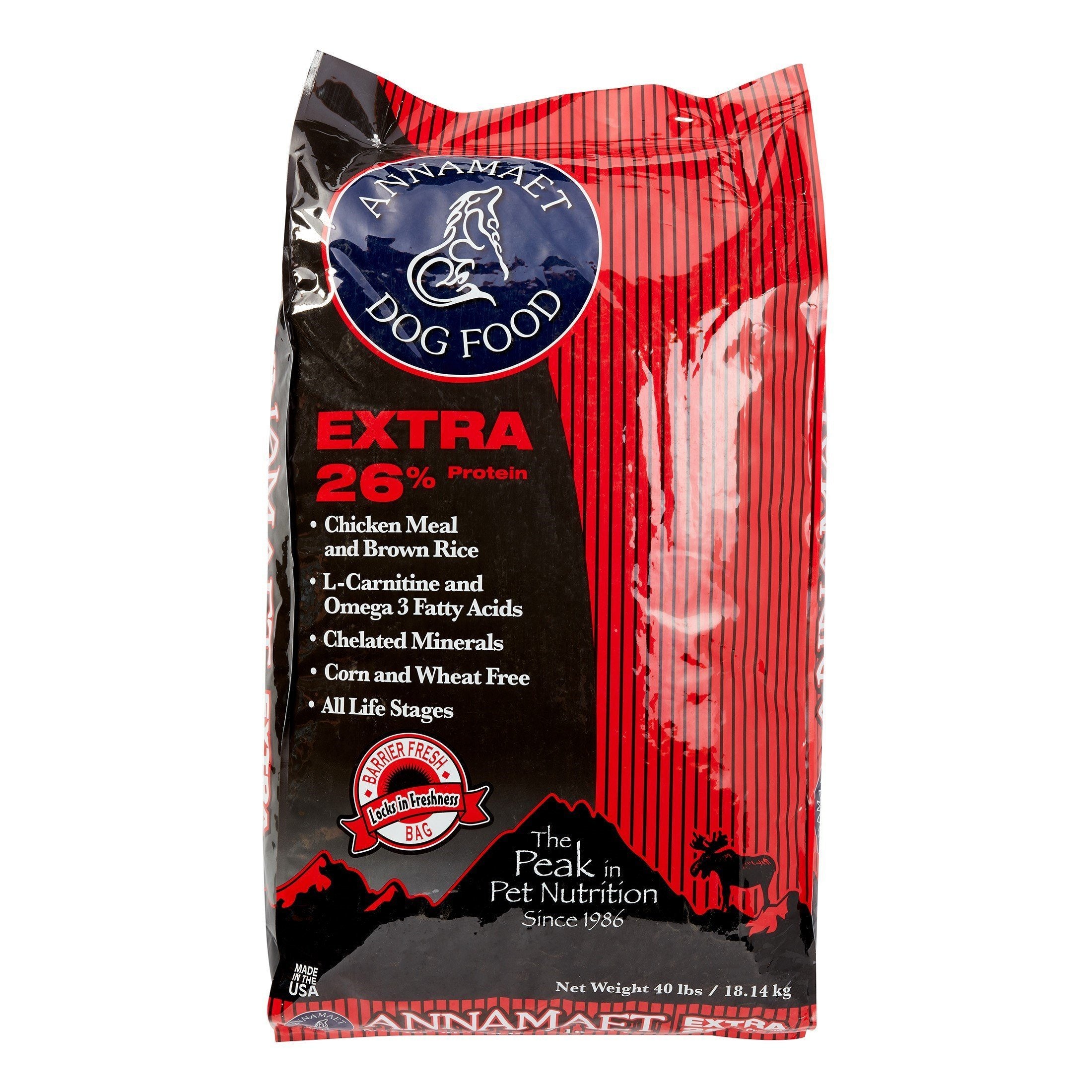 Annamaet 26% Extra Dry Dog Food - 40 lb Bag  