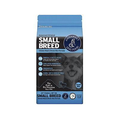 Annamaet 32% Small Breed Dry Dog Food - 12 lb Bag  