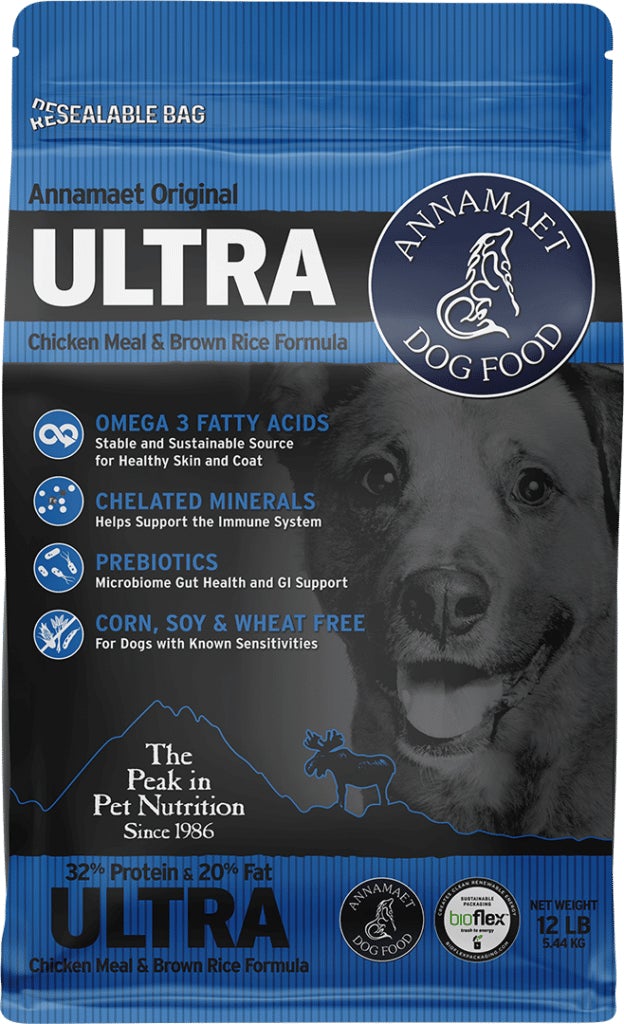 Annamaet 32% Ultra Dry Dog Food - 12 lb Bag  