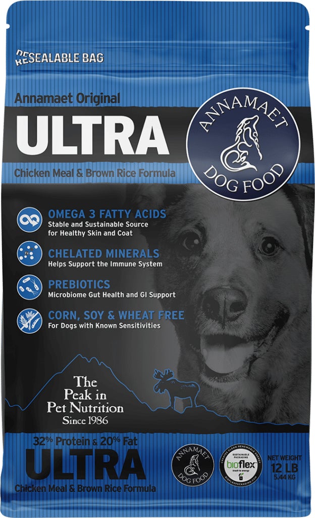 Annamaet 32% Ultra Dry Dog Food - 12 lb Bag