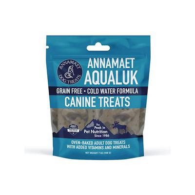 Annamaet Grain-Free Aqualuk Biscuit Dog Treats - 7 oz Bags  