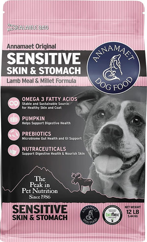 Annamaet Sensitive Skin & Stomach Dry Dog Food - 12 Lbs