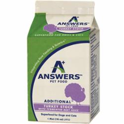 Answers Dog and Cat Frozen Addition Pet Food Turkey Beet - 1 Pint  