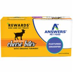 Answers Dog and Cat Frozen Pet Treat Goat Cheese Turmeric Flavored - 8 Oz