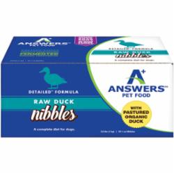 Answers Frozen Dog Food Detail Nibbles Duck - 2.2 lbs
