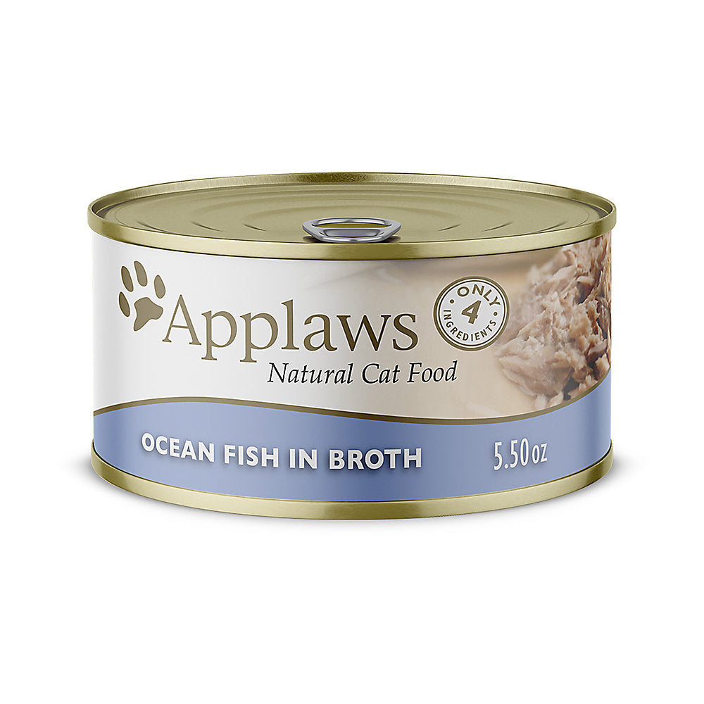 Applaws Natural Wet Cat Food Ocean Fish in Broth  