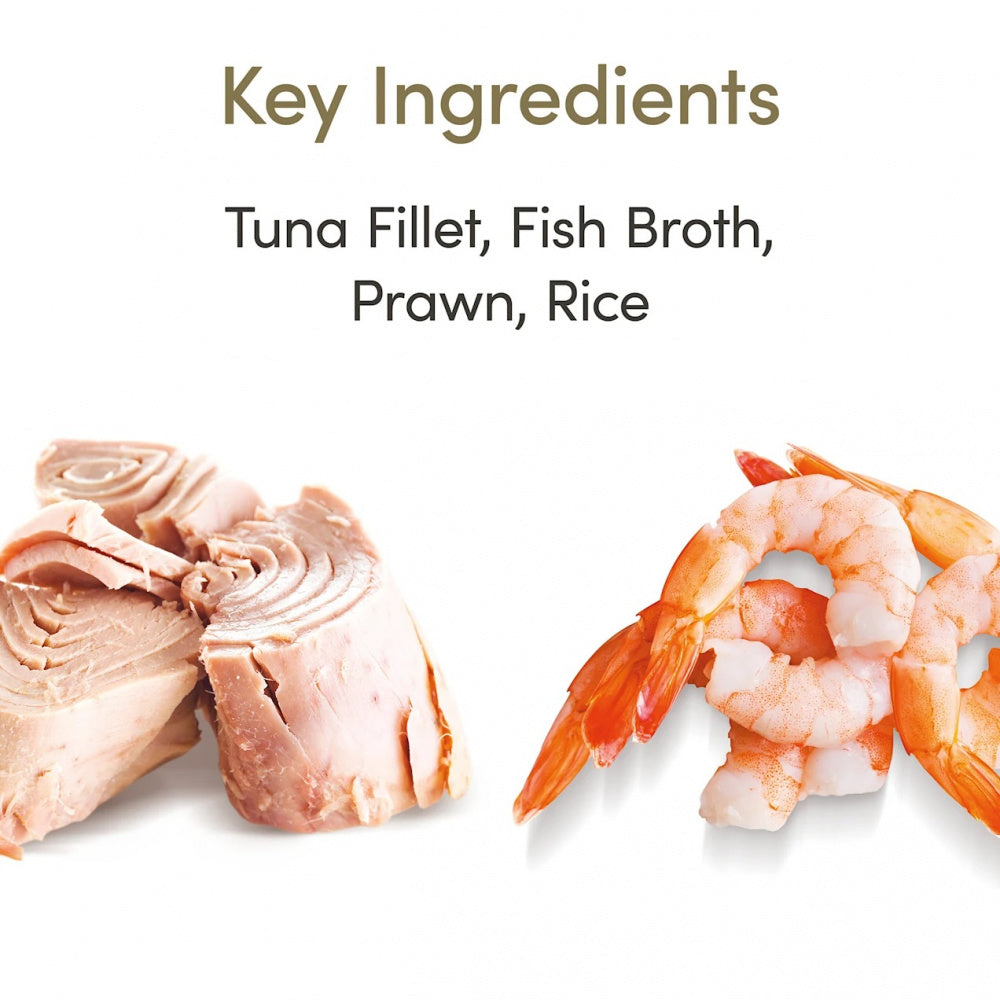 Applaws Natural Wet Cat Food Tuna Fillet with Shrimp in Broth  