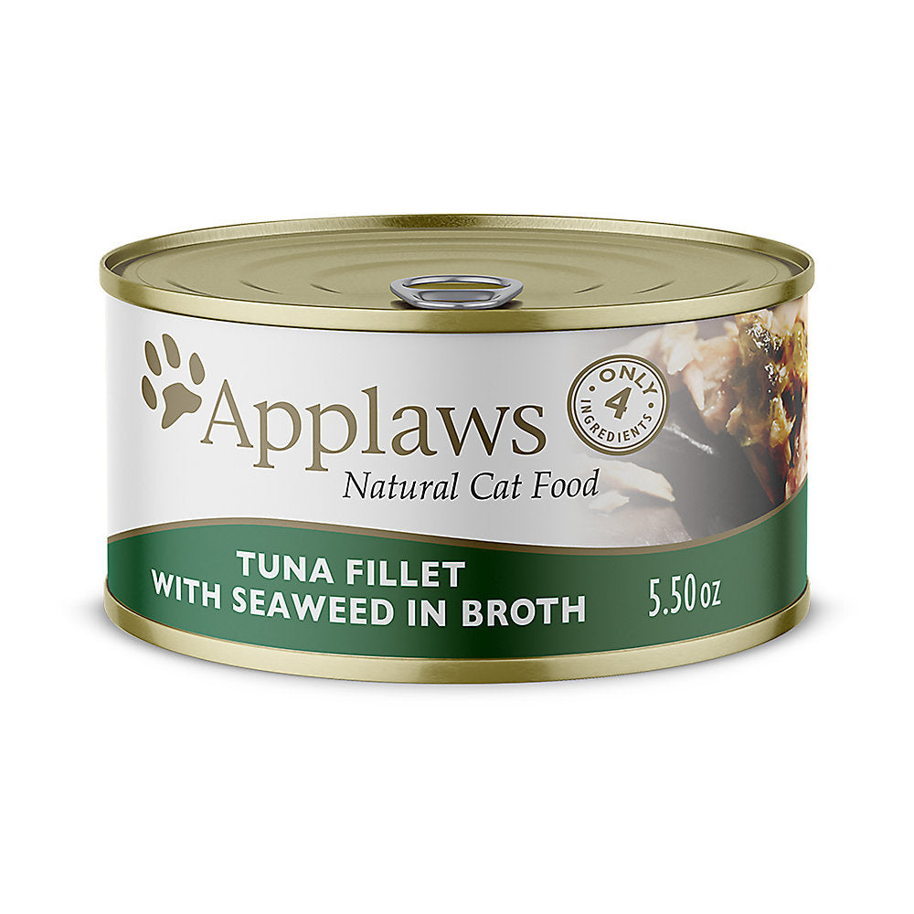 Applaws Natural Wet Cat Food Tuna with Seaweed in Broth  