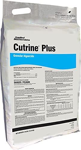 Applied Biochemists Cutrine-Plus Granular Algaecide Pond Water Treatment - 30 Lbs  