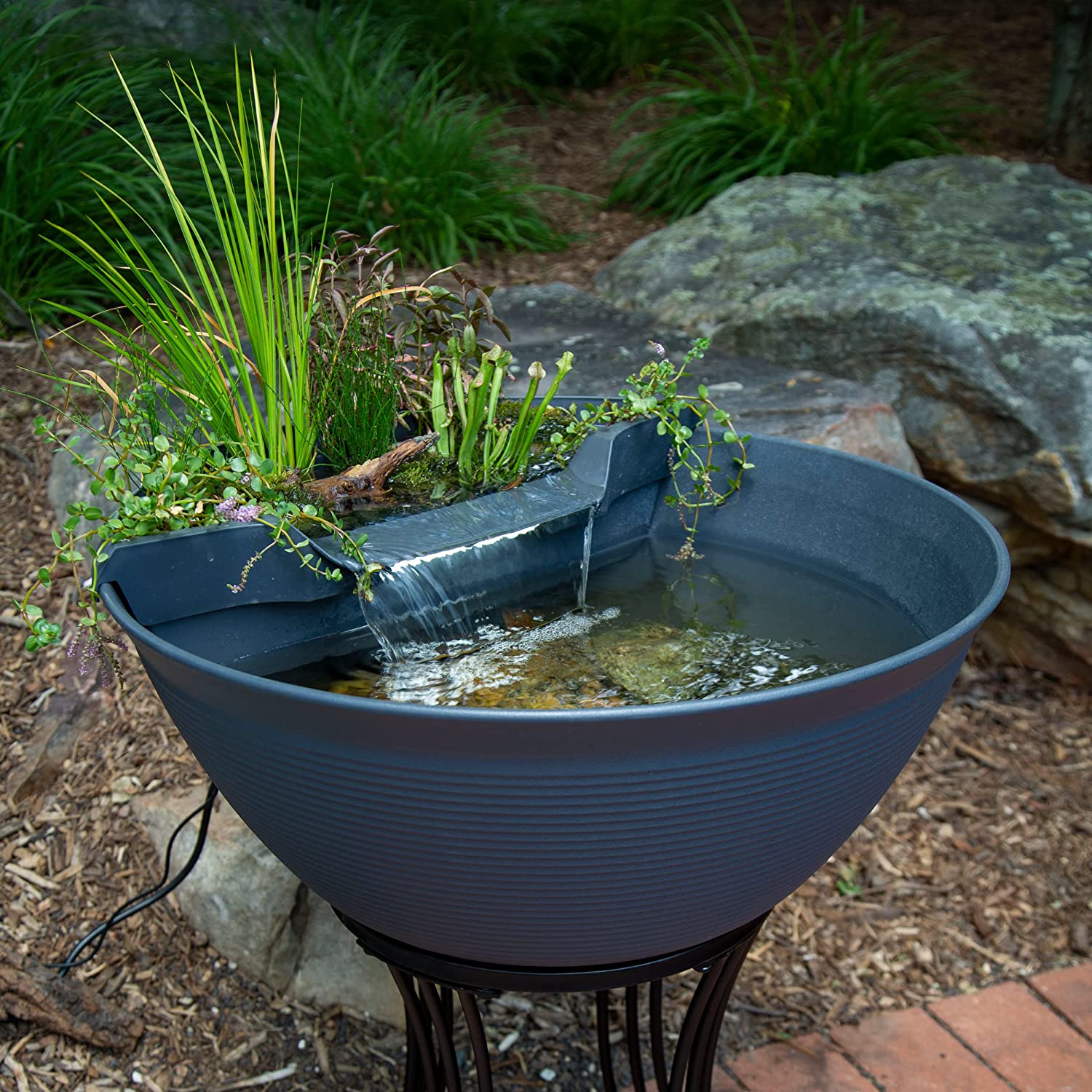 Aquascape Aquagarden Mini Pond Kit - Steel Gray  